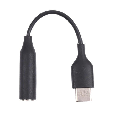 Daily Adapter for 3.5mm Headphones on Type-C Devices - compact black USB-C to 3.5mm audio adapter for everyday music and calls