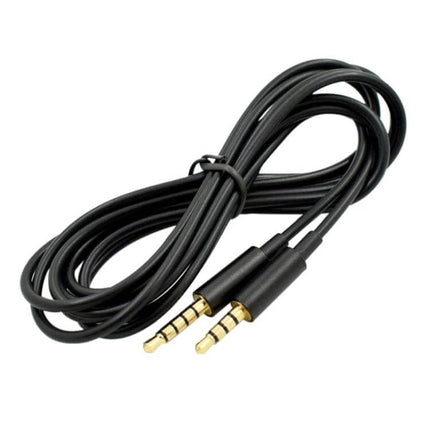 Replacement Audio Cable for Logitech Astro Gaming Headsets - black tangle-free 3.5mm gold-plated cable for A10 A40 headsets, PC console mobile