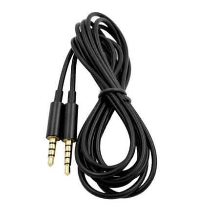 Replacement Audio Cable for Logitech Astro Gaming Headsets - black gold‑plated 3.5mm cable for A10 A40 headsets, tangle‑free replacement
