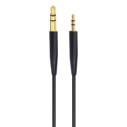 Headphone Audio Cable with 3.5mm to 2.5mm Connector for Daily Use - black gold-plated 3.5mm to 2.5mm headphone audio cable