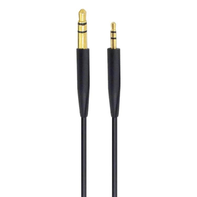 Headphone Audio Cable with 3.5mm to 2.5mm Connector for Daily Use - black gold-plated 3.5mm to 2.5mm headphone audio cable