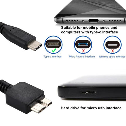 Daily Essential Cable for Connecting Devices at Home and on the Road - Type-C to Micro B cable for charging and data transfer at home or on the road