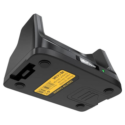 Ulefone Desk Charging Dock for Daily Phone Use at Home - black USB Type-C desk charging dock angled phone stand for Power Armor 16 Pro