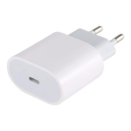 Compact Power Adapter for Travel and Daily Charging Needs - white EU plug USB-C charger, lightweight portable travel adapter