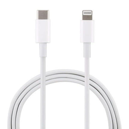 Essential USB-C Charging Cable for Daily iPhone and iPad Use - white Type-C to Lightning charging and data cable coiled for travel