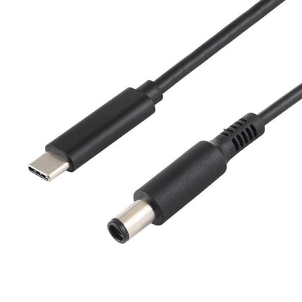 USB-C Charging Cable for Dell Laptops with 7.4 x 5.0mm Connector, 1.5 Meters Long – black USB-C to 7.4x5.0mm power cable