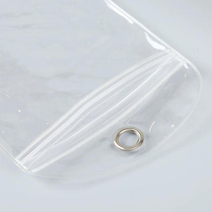Transparent Self-Sealing Packaging Bags for Phone Cases, 100 Pack, 18x29cm - clear PVC pouch with resealable strip and metal grommet