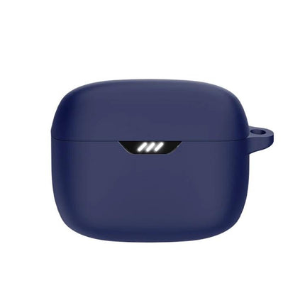 JBL Tune Buds Silicone Case for Everyday Earbud Protection in navy blue, flexible shock‑resistant cover