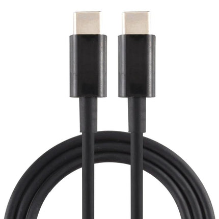 USB-C Charging Cable for Everyday Device Connections — black USB-C to USB-C cable, plug-and-play charging for phone and laptop