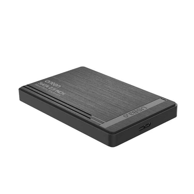 Onten UHD1 External Hard Drive Case for Portable Storage slim black 2.5-inch SATA/SSD USB 3.0 durable ABS+PC enclosure for backups and transfers