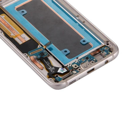 Samsung Galaxy S7 Edge Screen Replacement for Everyday Phone Use - replacement LCD, digitizer and charging port assembly shown