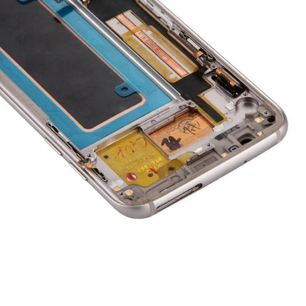 Samsung Galaxy S7 Edge Screen Replacement for Everyday Phone Use – close-up of replacement LCD, digitizer, frame and internal components for repair