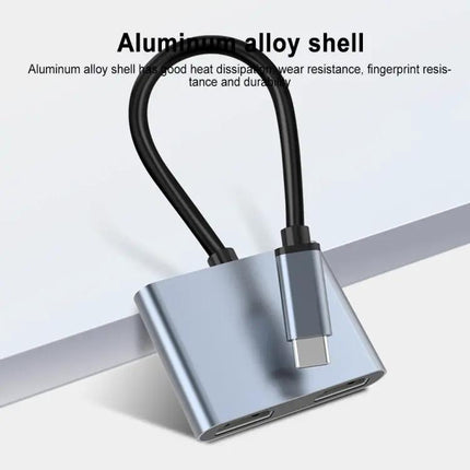USB-C Docking Station with Dual HDMI for Display Extension