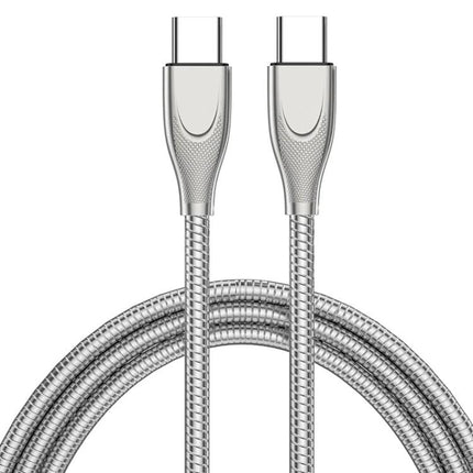 Reliable USB-C Cable for Everyday Device Charging and Travel — durable braided metal cord for smartphone charging and data transfer, travel-ready, tangle-free
