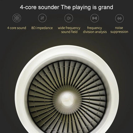 QKZ In-Ear Headphones With Four Drivers For Commuting showing four-core driver diagram and specs for noise suppression