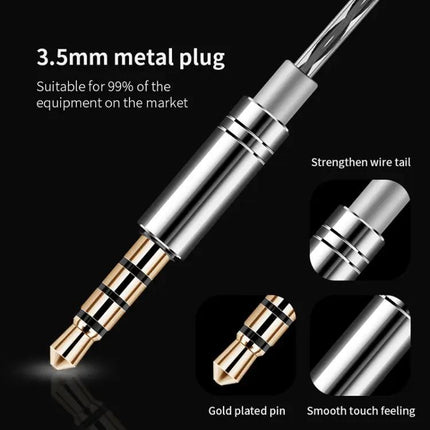 QKZ CK9 HiFi In-ear Four Unit Sports Music Headphones