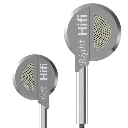 QKZ In-Ear Headphones With Mic For Commute And Workout metal earbuds ergonomic silicone tips tangle-resistant cable