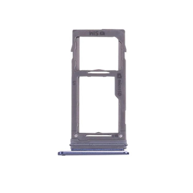 Replacement SIM Tray for Samsung Galaxy S9 Daily Essentials — gray dual SIM/MicroSD tray for S9/S9+ to restore card slot functionality