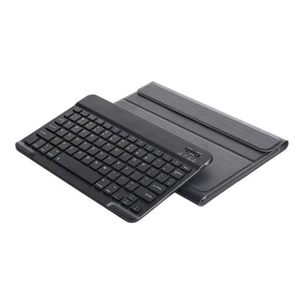 Bluetooth Keyboard Case for Samsung Galaxy Tab S5e with Holder - slim black keyboard case with detachable cover and viewing stand