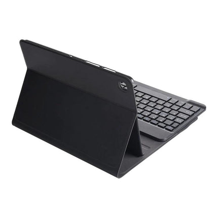 Bluetooth Keyboard Case for Samsung Galaxy Tab S5e with Holder - black protective case with integrated keyboard and adjustable viewing stand