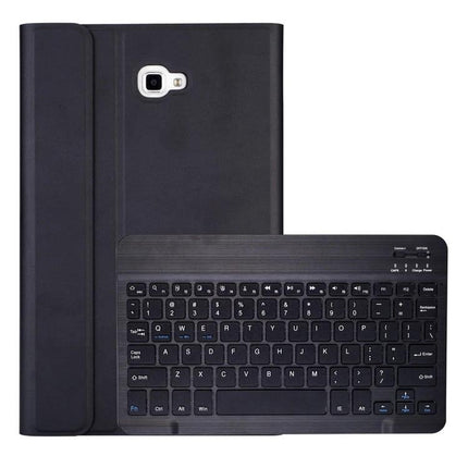 Detachable Bluetooth Keyboard Leather Case for Samsung Galaxy Tab A 10.1 with Holder - black folio keyboard case for travel and typing