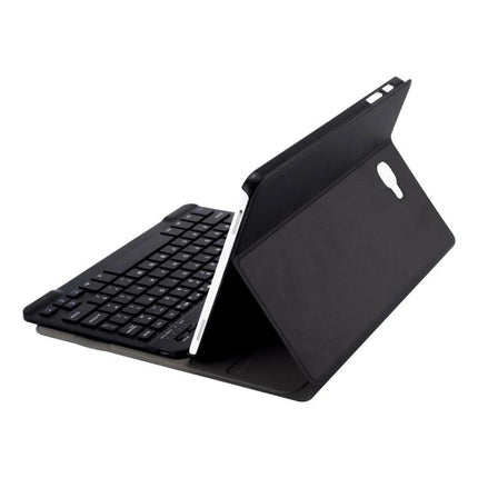 Detachable Bluetooth Keyboard Leather Case for Samsung Galaxy Tab A 10.1 with Holder - black folio with removable keyboard and tablet stand