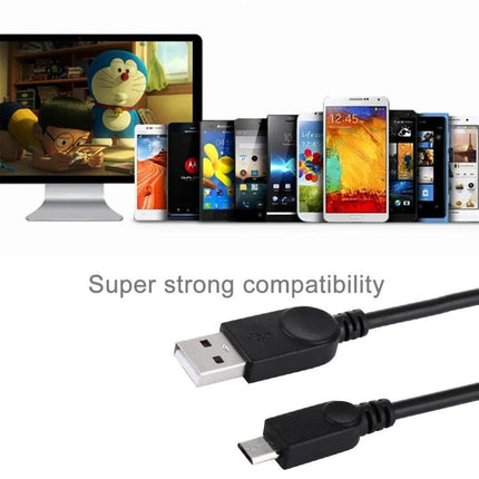Compact Micro USB Cable for Travel and Daily Phone Use - compact 20cm and 50cm charging and data sync cable compatible with many phones