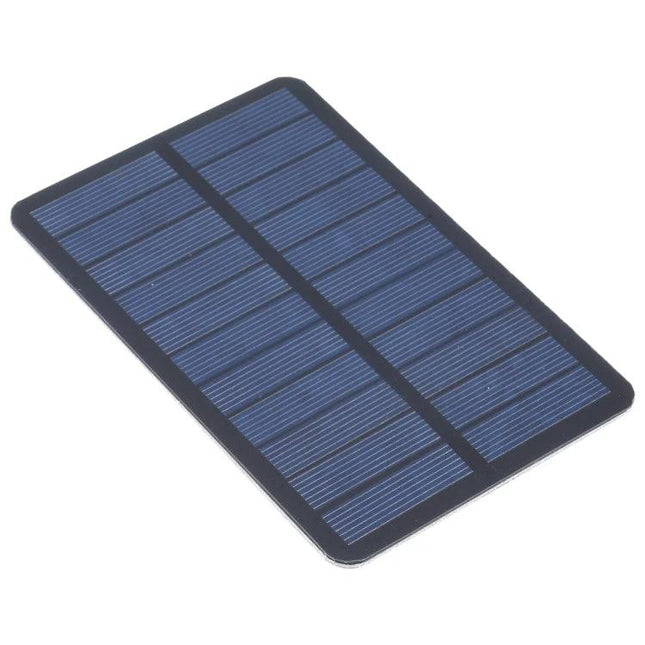 DIY Solar Panel for DIY Projects and Science Experiments — compact blue polycrystalline panel for classroom experiments and small DC battery charging