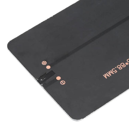 DIY Solar Panel for DIY Projects and Science Experiments black small rectangular panel with positive and negative terminals for classroom experiments