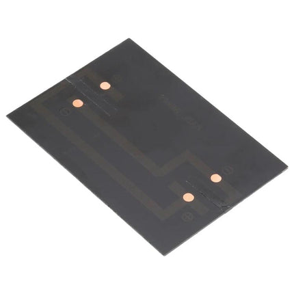 Compact Solar Panel for DIY Science Projects and Solar Kits - black 1.2W mini solar cell for hobby kits, indoor/outdoor experiments, powers small models