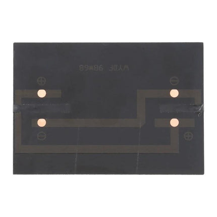 Compact Solar Panel for DIY Science Projects and Solar Kits - small 1.2W panel for educational kits, indoor testing and weak-light use
