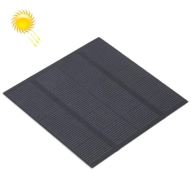 DIY Solar Panel Module for Science Projects and Battery Charging - thin black polycrystalline solar cell for classroom experiments and small battery charging