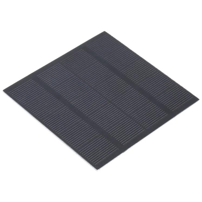 DIY Solar Panel Module for Science Projects and Battery Charging - thin black photovoltaic cell for education and battery charging