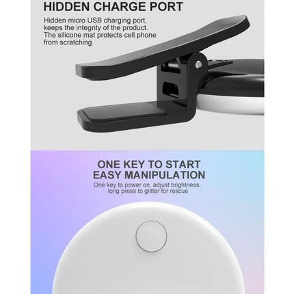 Compact Phone Light for Daily Video Calls and Social Media