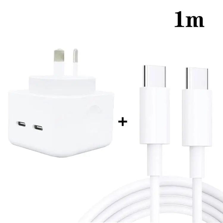 SDC-40W Dual PD USB-C Charger With Dual Type-C Cable