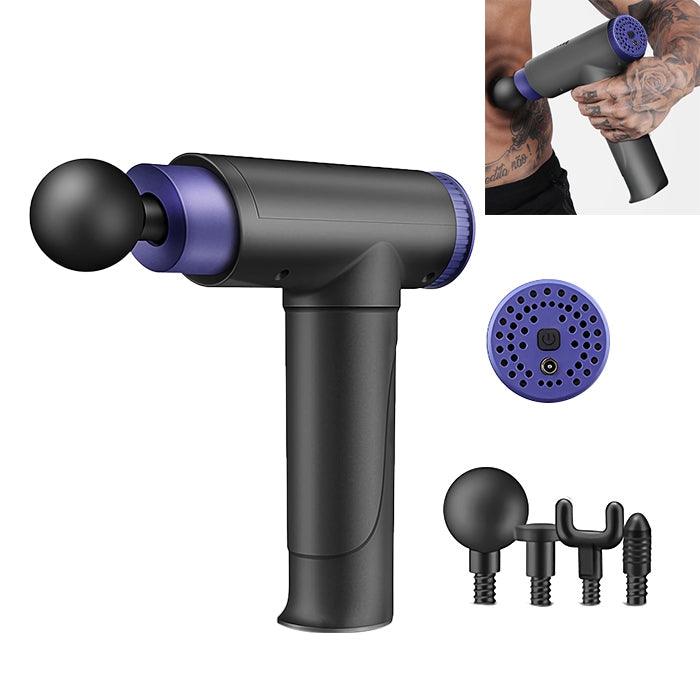 Portable Deep Tissue Massage Gun with USB Charging and 4 Massage Heads USB Chargeable