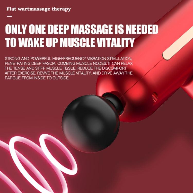 Compact USB Rechargeable Adjustable Vibration Massage Gun for Full Body Relief