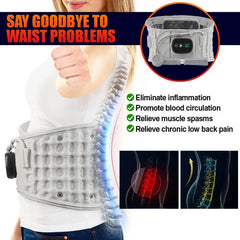 Ceinture de massage gonflable rechargeable Hailicare Ceinture chauffante électrique chaude sans sac en tissu