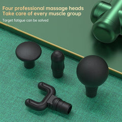 Portable Muscle Massage Gun with 4 Interchangeable Heads for Sports Recovery