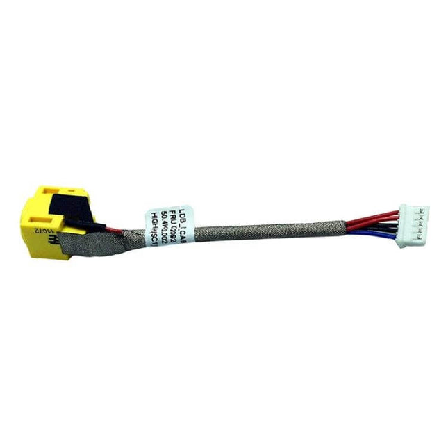 Replacement DC Power Jack Cable for Lenovo ThinkPad X220 Series - yellow DC jack with wiring harness for X220 X230 models