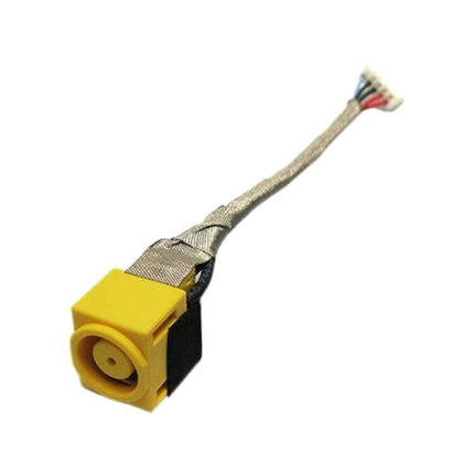 Replacement DC Power Jack Cable for Lenovo ThinkPad X220 Series - yellow DC jack with cable for X220 X230 charging port repair