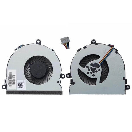 Laptop CPU Cooling Fan for Compatible HP Models showing dual-side view, 30CFM, connector and blades for overheating prevention