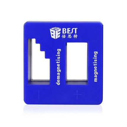 BEST Magnetizer Demagnetizer Tool for Screwdriver Tips blue handheld magnetizer/demagnetizer for screwdriver tips, easy magnetise and demagnetising