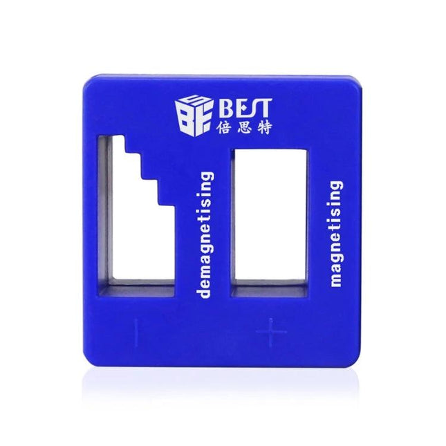 BEST Magnetizer Demagnetizer Tool for Screwdriver Tips blue handheld magnetizer/demagnetizer for screwdriver tips, easy magnetise and demagnetising
