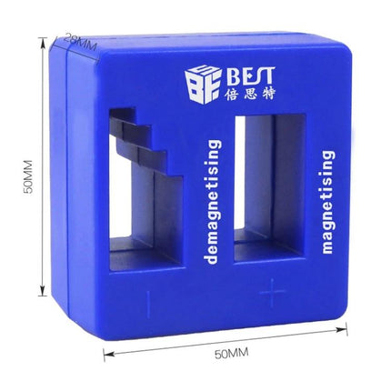 BEST Magnetizer Demagnetizer Tool for Screwdriver Tips blue plastic magnetizing demagnetising block for screwdriver tips