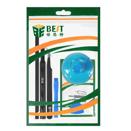 BEST Professional 9-in-1 Disassembly Tool Kit for Samsung Smartphones with tweezers screwdrivers pry tools suction cup in compact kit