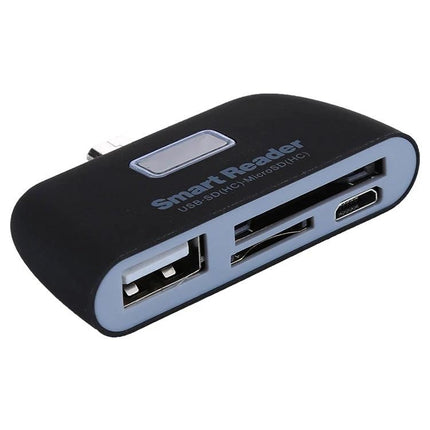 Essential Card Reader for Everyday Data Transfer Needs - compact SD/TF/USB smart reader for quick photo and file transfers