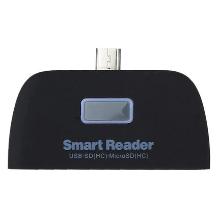 Essential Card Reader for Everyday Data Transfer Needs - compact USB-SD MicroSD smart reader for tablets and cameras
