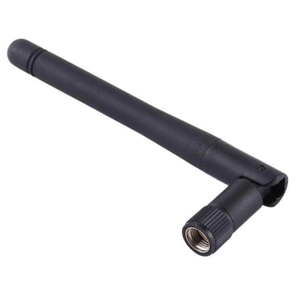 Compact Replacement SMA Antenna for WiFi and Bluetooth Devices - black swivel replacement antenna for routers and laptops