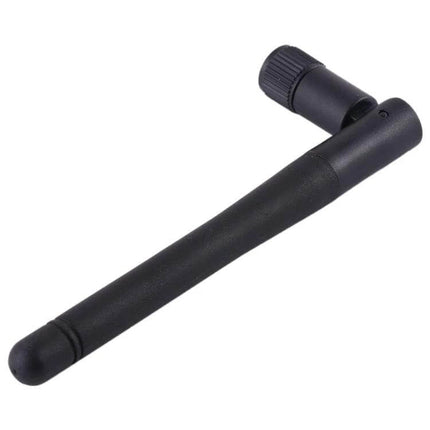Compact Replacement SMA Antenna for WiFi and Bluetooth Devices - black swivel replacement antenna for routers and laptops